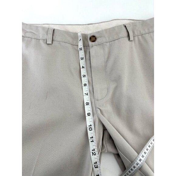 L.L. Bean Pants 34x29 Standard Fit Khaki Chino Casual Dress Preppy Quiet Luxury - Picture 6 of 13